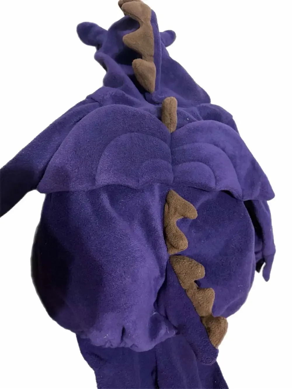 12-18 mos Old Navy Purple Dragon Halloween Costume Fleece Outfit vtg Y2K